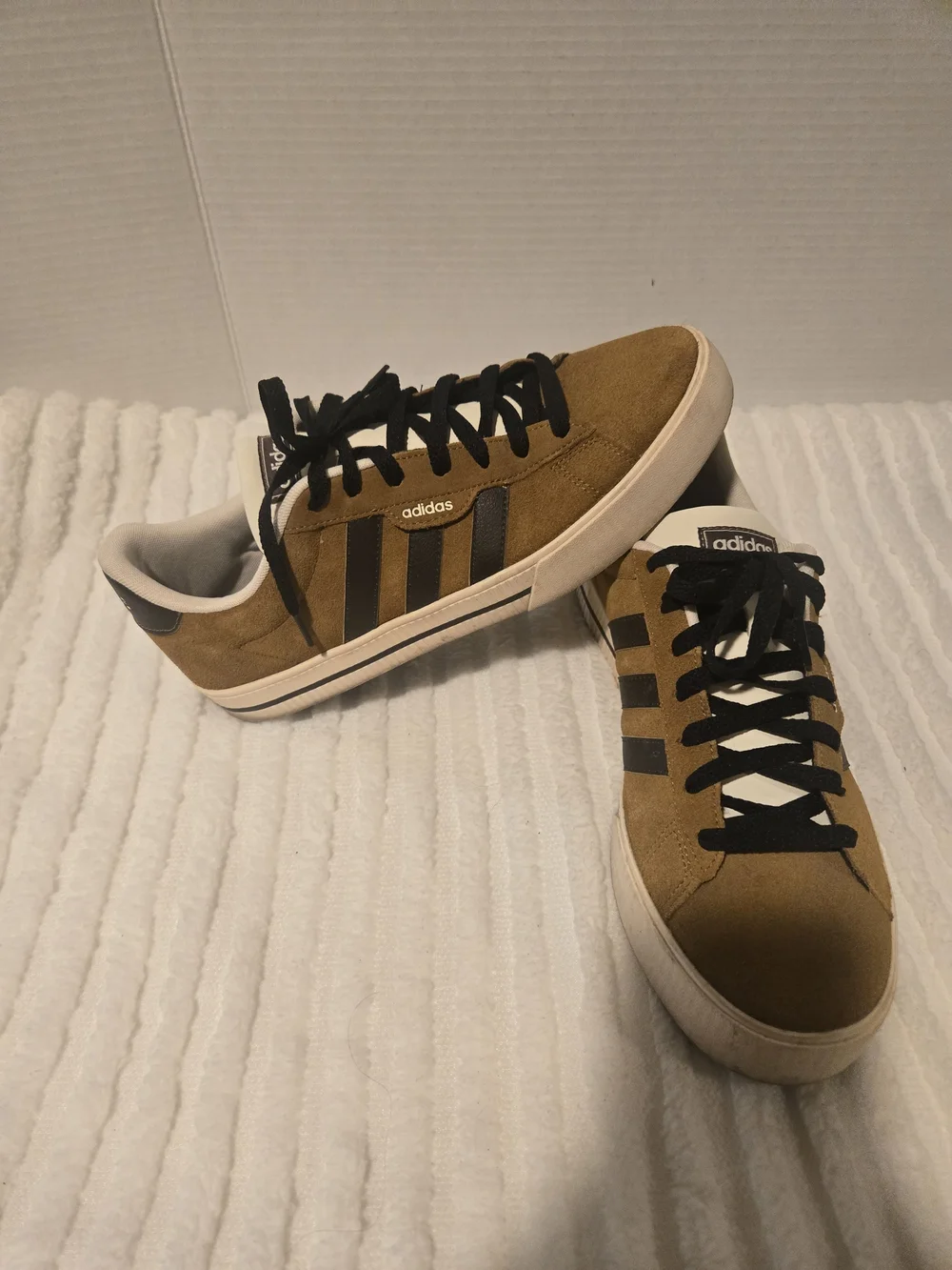 Adidas Men’s Suede Casual Sneakers in Brown